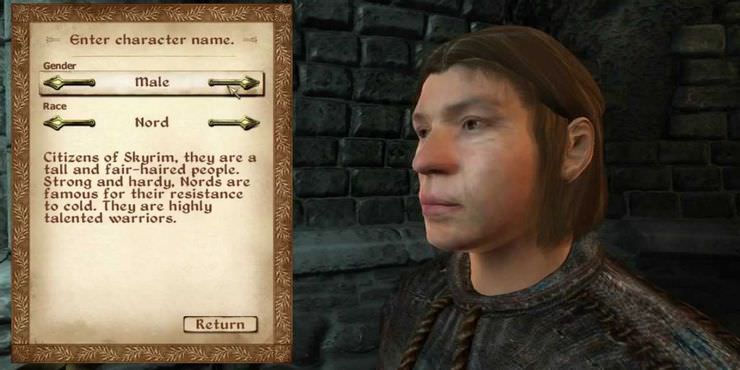 oblivion character creation 1